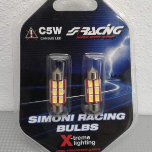 Kit 2 Lampadine Siluro A Led Bianchi  Il15/36