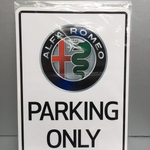 Pannello Only Parking Alfa Romeo Pannello Only Parking Alfa Romeo