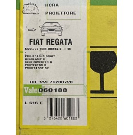 Faro Fanale Anteriore Valeo Dx Regata